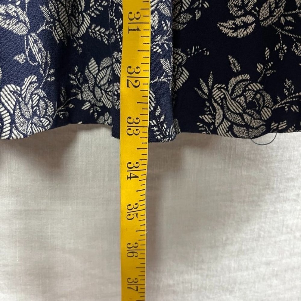 Vintage 90s Jaclyn T A-line Maxi Skirt All Over Floral Print Womens‎ M Cottage - Picture 8 of 8